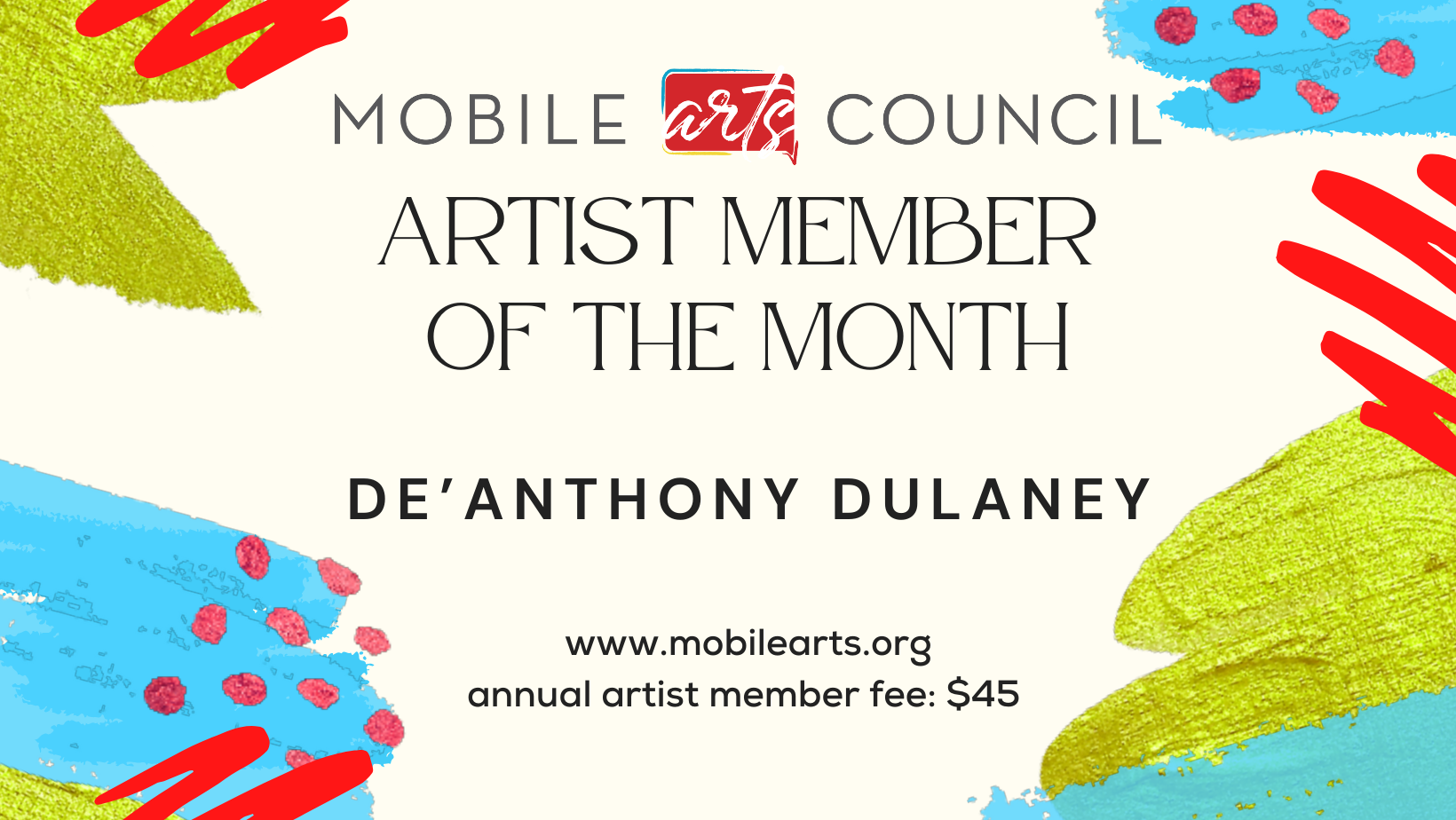 November Artist Member of the Month