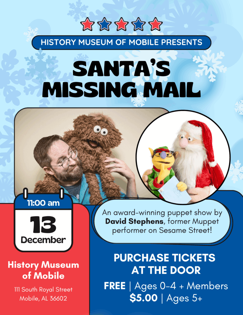 Santa's Missing Mail Puppet Show Flyer