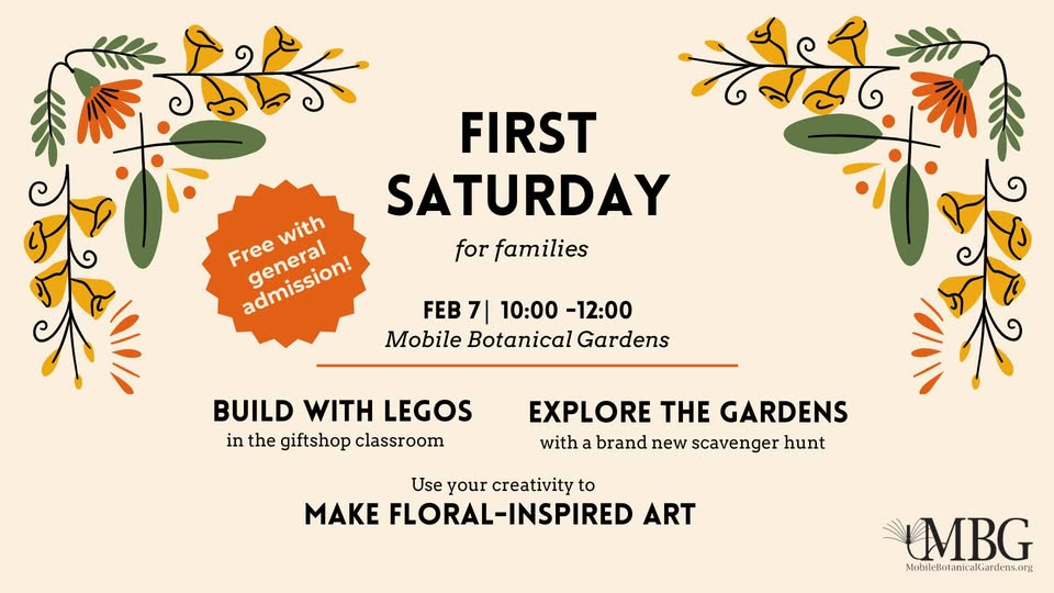 MBG First Saturday graphic