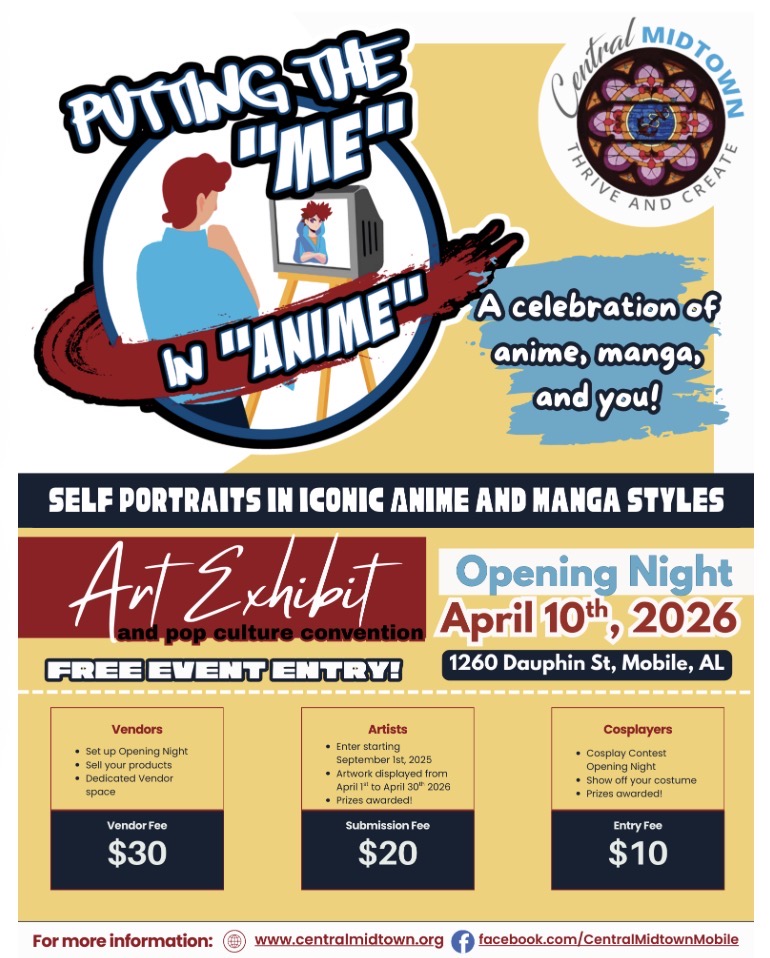 Putting the "ME' in Anime: Self Portraits in Iconic Anime and Manga Styles flyer