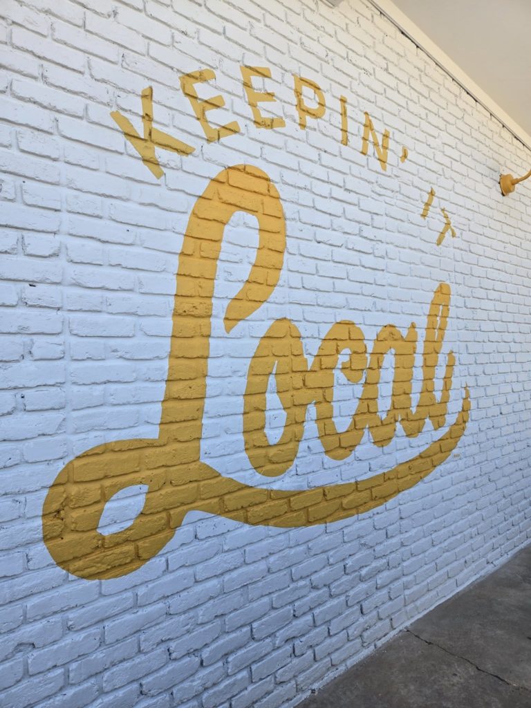 Keeping it local mural by New Hand Signs