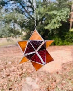 stained glass spinners