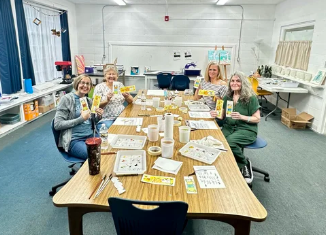 coastal makers watercolor class