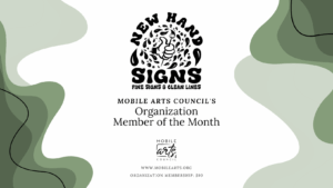January 2026 Organization Member of the Month New Hand Signs
