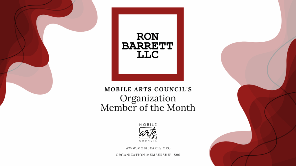 graphic for organization member of the month April 2026 Ron Barrett LLC