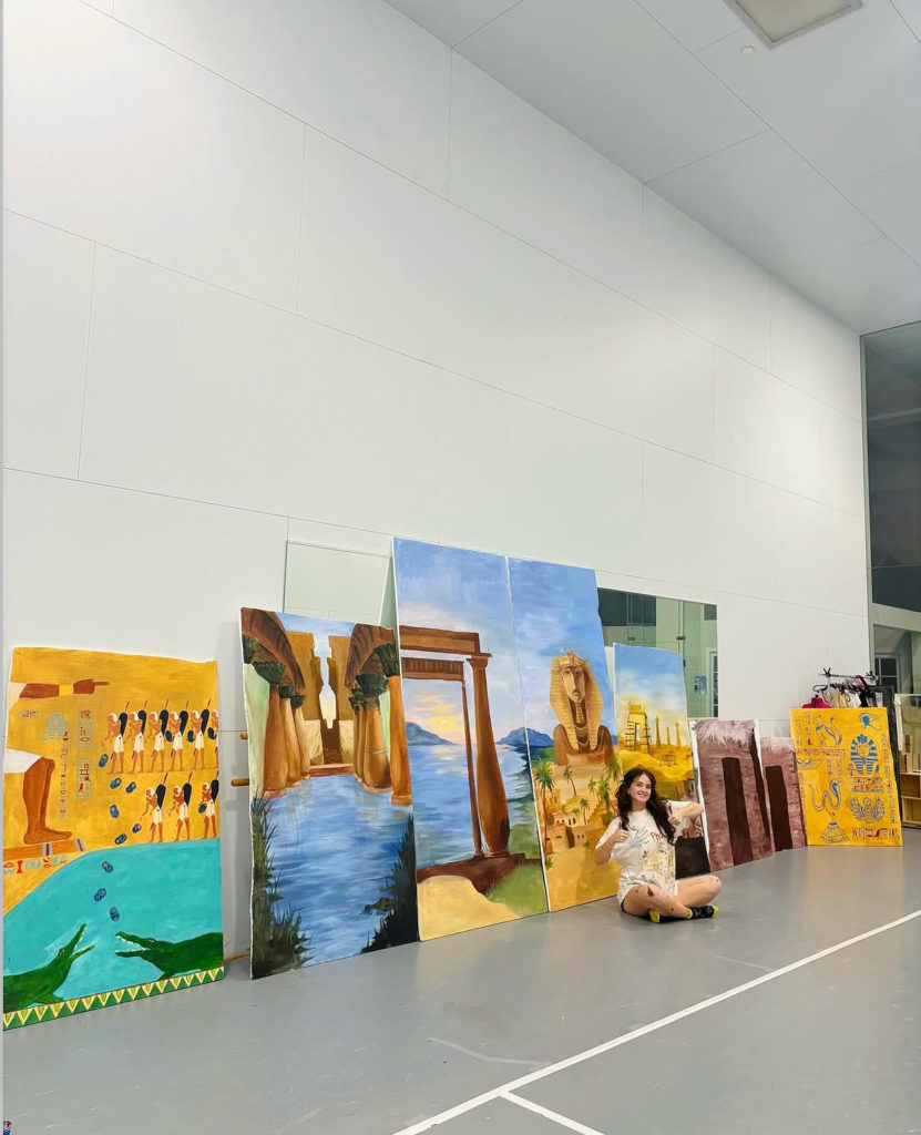 artist member of the month Phoebe Graham with artwork