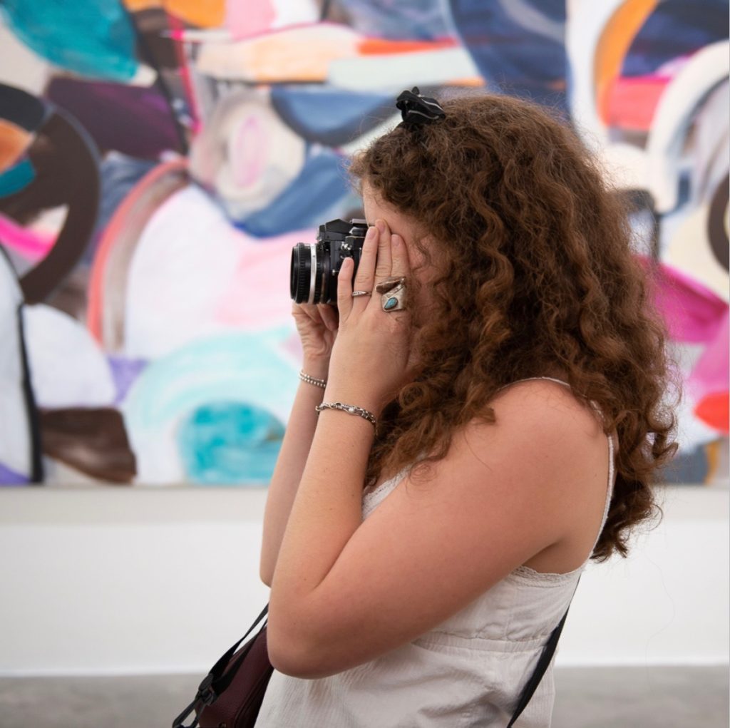 artist member of the month Phoebe Graham shooting film photography