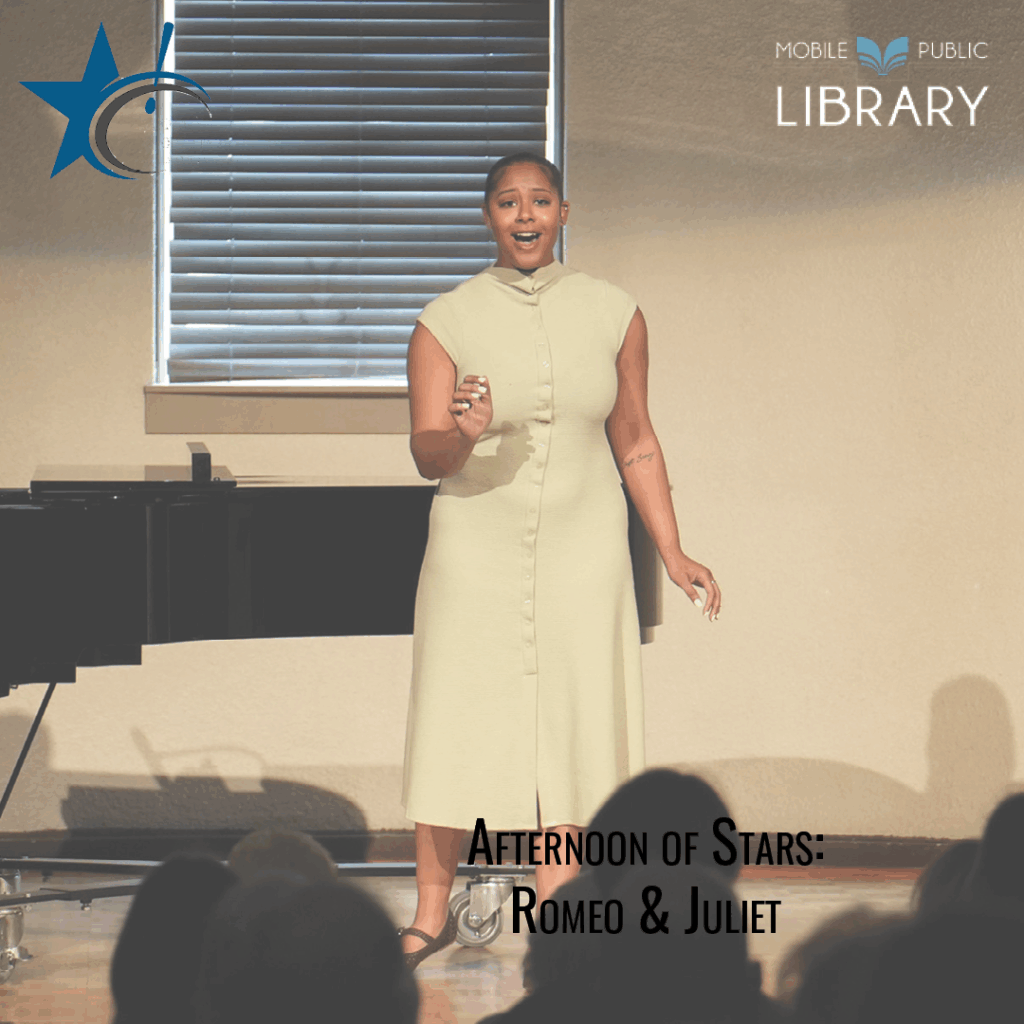 Afternoon of Stars, Romeo & Juliet by Mobile Opera at Ben May Main Library