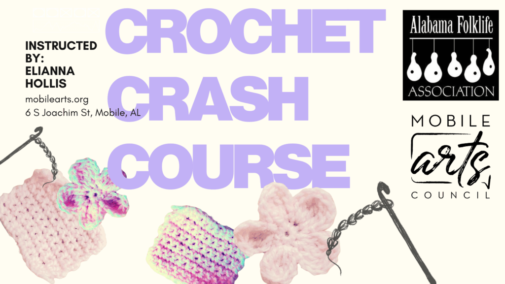 crochet workshop graphic - art
