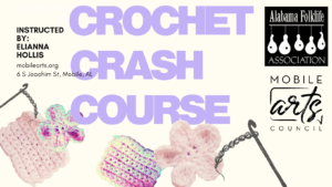 crochet workshop graphic - art