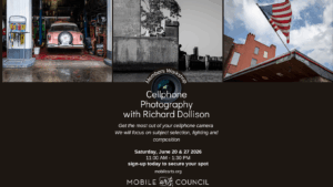 photography workshop led by Richard Dollison for Mobile Arts Council members