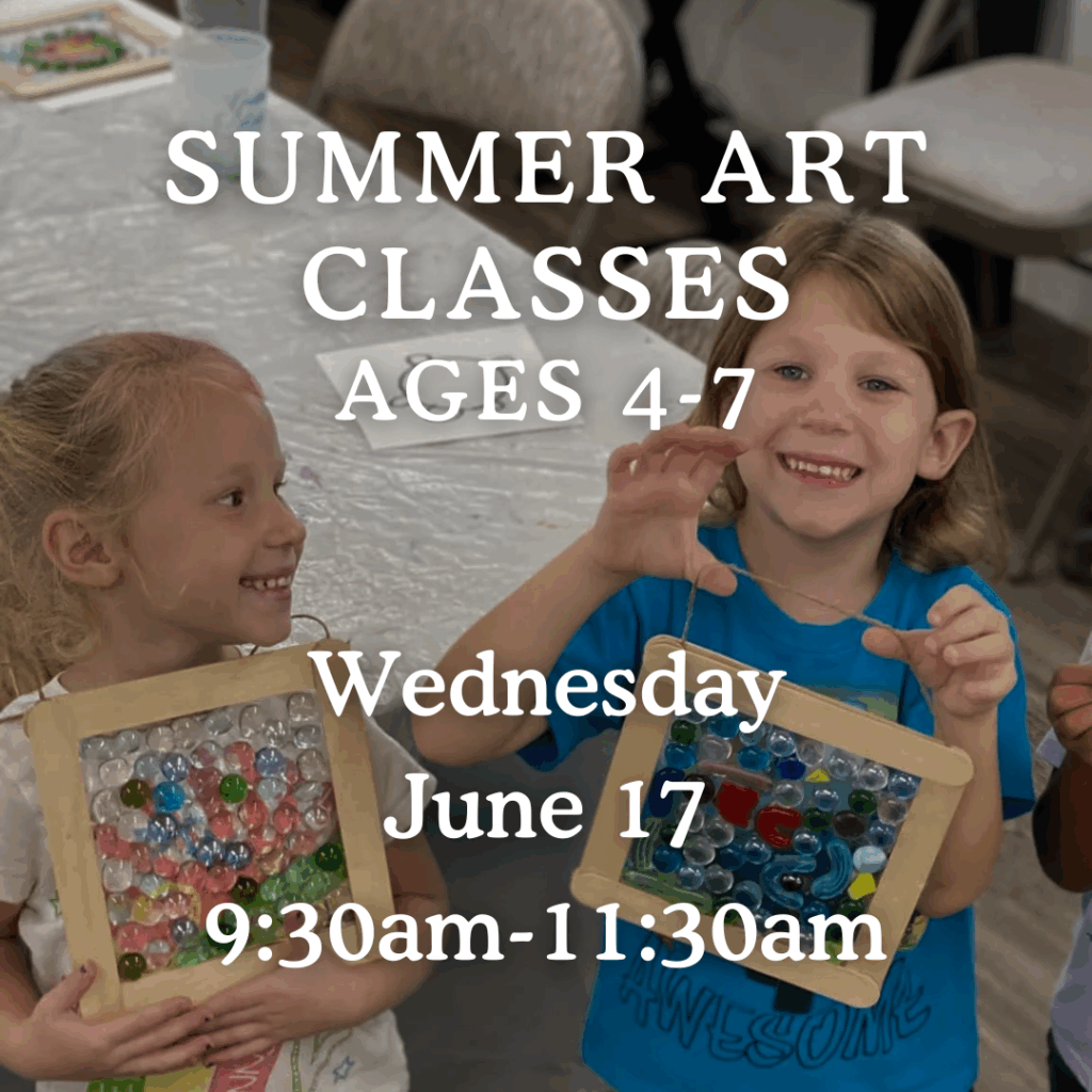South Mobile County Arts Council Summer Art Classes June Graphic