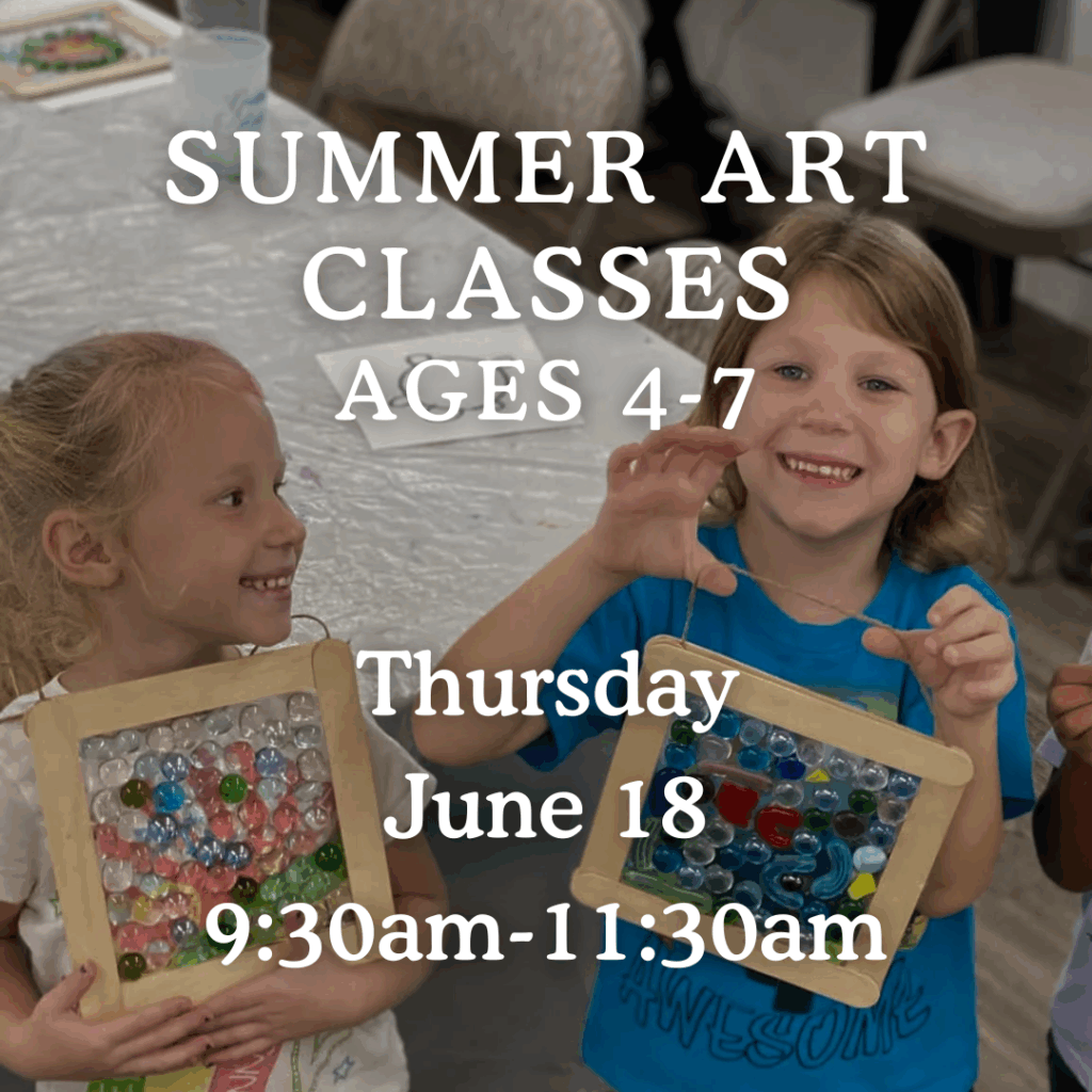 South Mobile County Arts Council Summer Art Classes June Graphic