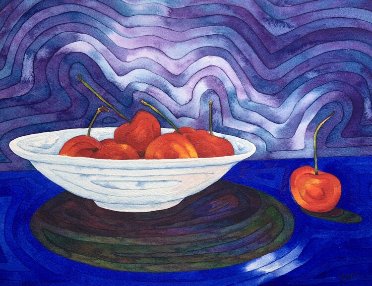 Beau Buchanan watercolor still life